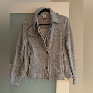 Cabi Gray French Terry Women's Jacket XS 6032